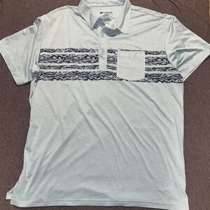 Costa Polo Shirt Mens XXL Performance FishingGolf Pocket Lightweight Surf Casual